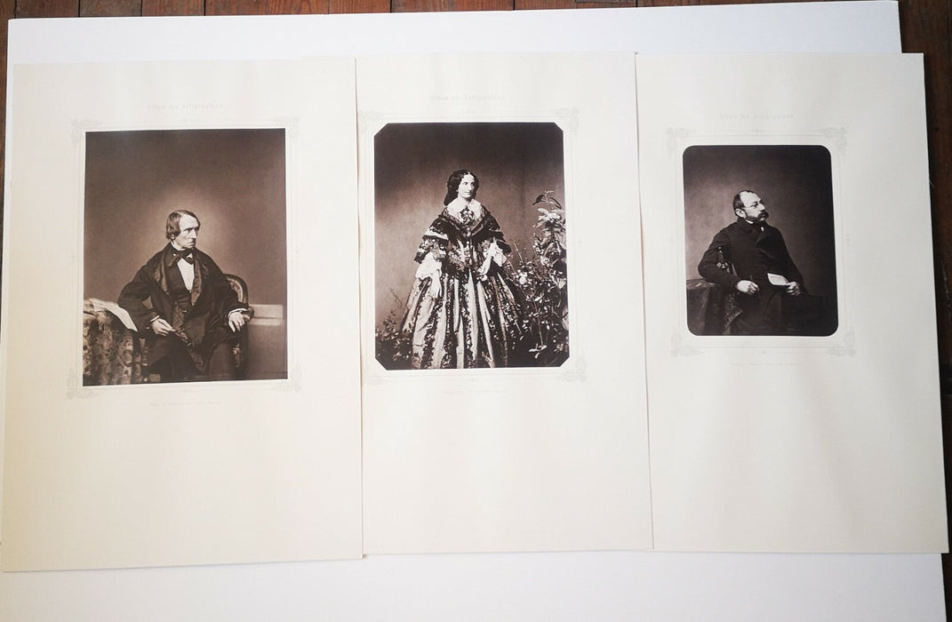 F. Hanfstaengl album Der Zeitgenossen 1975 22 photographies dont Liszt Wagner...