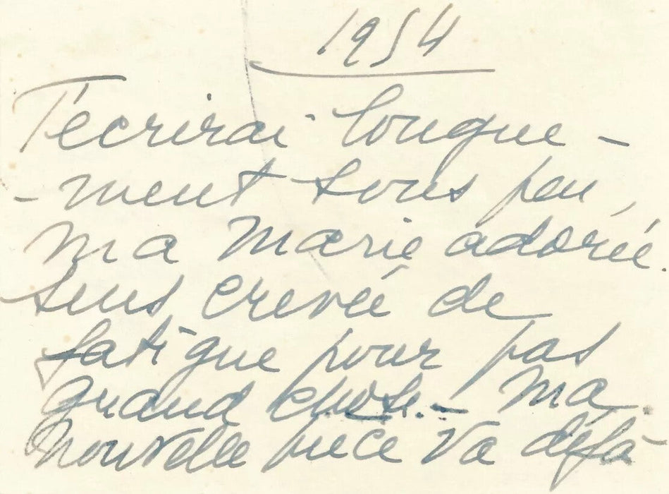 Mary MARQUET actrice 1 lettres autographe et 11 cartes autographes lot !