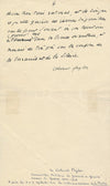Fernand FEYLER officier théoricien militaire suisse manuscrit autographe signé