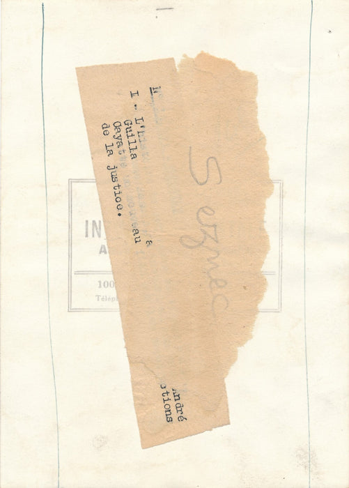 photo Guillaume SEZNEC (1878-1954) condamné affaire photographie époque justice