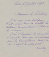 Paul ROMILLY chanson poéte 2 lettres autographes signées Henri BRESLES