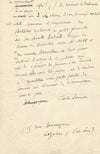 Charles Saunier critique d’art La Typographie et les femmes manuscrit signé