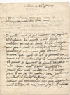 Lettre autographe signée affaire judiciaire créance Sisteron Vignier Vantalon
