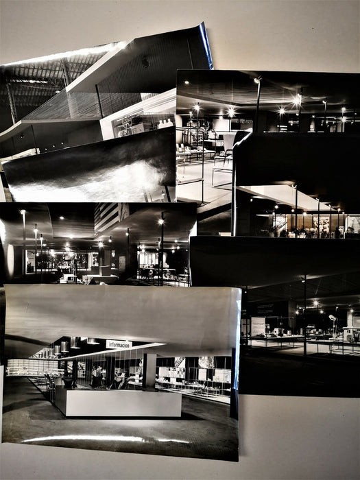1955 Barcelone foire commeciale pavillon Etats Unis 15 photos plan Marshall