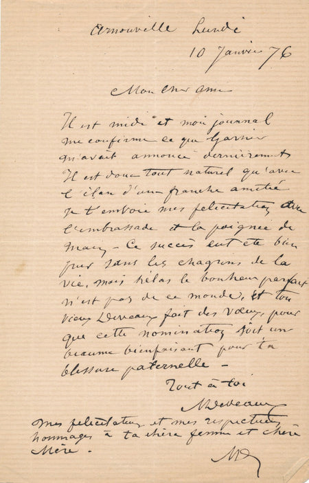 Jean-Martial DEVEAUX peintre à William Bouguereau élection académie décès fils
