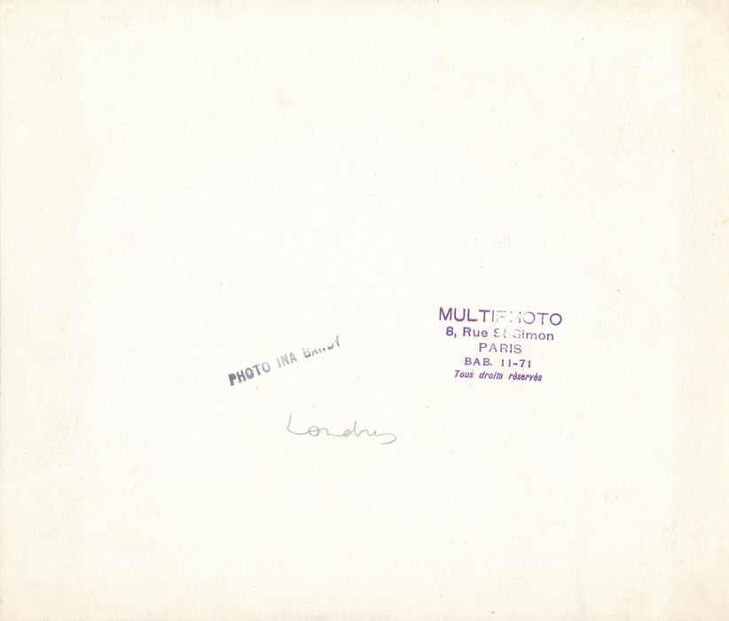 Londre Londres pont port Ina Bandy photo argentique d'époque c. 1950