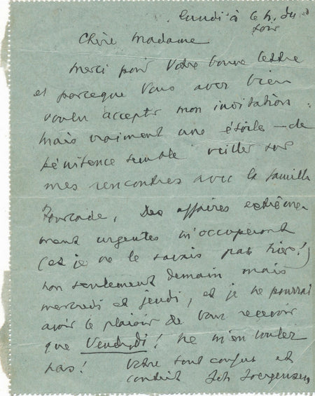 Religion Johannes JOERGENSEN danois 3 lettres autographes signées du Buit 