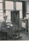 Comtesse Ingegerd AHLEFELDT photo photographie époque atelier peintre