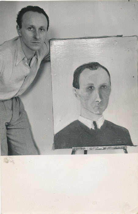 Jacques MAUHIN suite de 6 photographie par Michel SIMA peinture photo