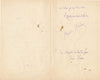 Paul FAURE Lettre autographe signée presse La Chapelle enchantée
