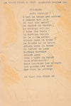 André KUENZI Suisse 6 lettres signées dont poèmes et 1 dessin Formes Couleurs
