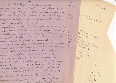 Albin Valabrègue 1 manuscrit autographe signé imprimerie 2 lettres photographie