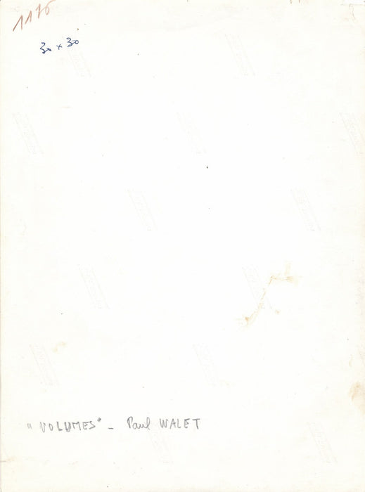 photo Architecture Paul Walet Volumes industrie tirage argentique époque v. 1960