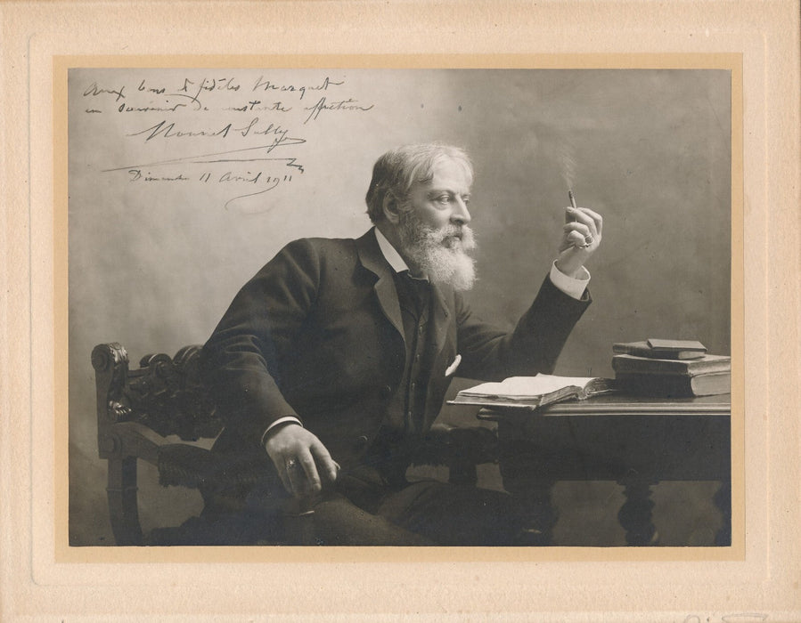 MOUNET-SULLY photo signée dédicacée cigarette photographie 1911
