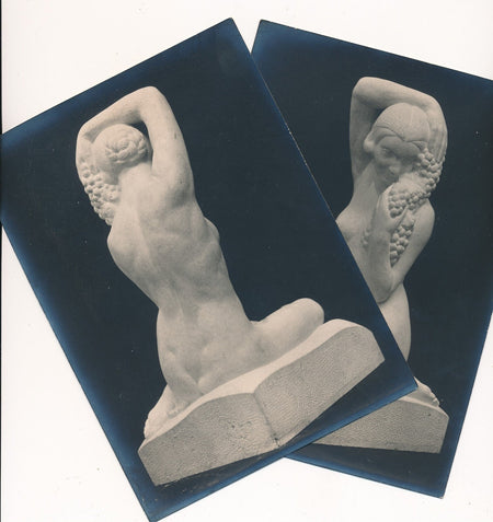 Raphaël Charles PEYRE 2 photo époque 1926 femme sculpteur
