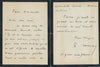 Francis Carco à Paul Fort lettre autographe signée et télégramme