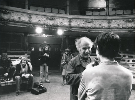 Peter Brook metteur en scène acteur photo argentique époque Bouffes Nord photo