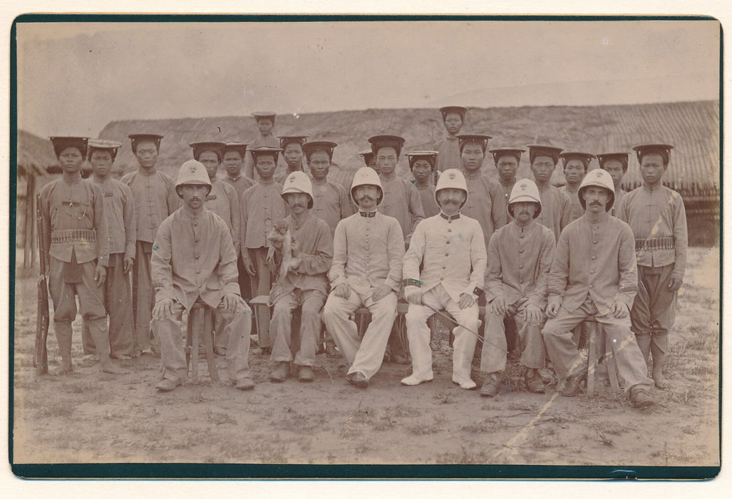 protectorat France Tonkin 5 photographies époque Chine photo militaria