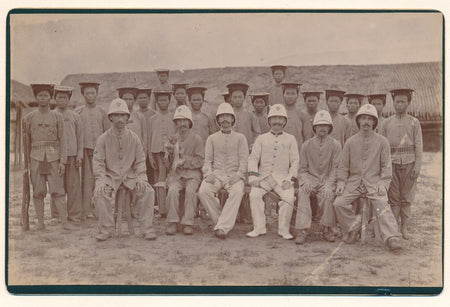 protectorat France Tonkin 5 photographies époque Chine photo militaria