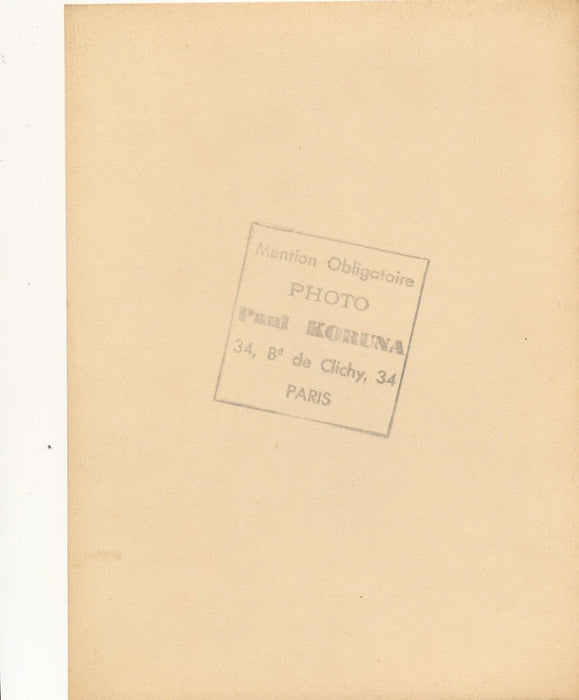 Paul KORUNA danse photo photographie danseuse flamenco tirage époque v. 1940