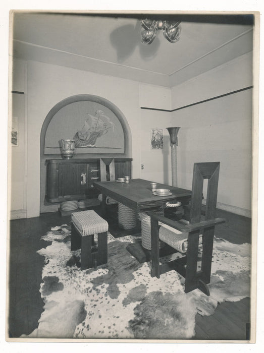 Georges MARTIN mobilier Art déco table chaise décoration photo photographie