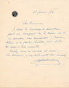 compositeur Alfred Kullmann compositeur lettre autographe signée Gaston Poulet