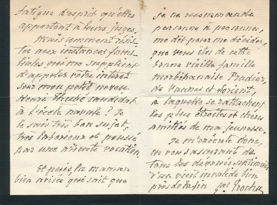 Militaire Louis Jules TROCHU lettre autographe signée Commandant Pradier 1896