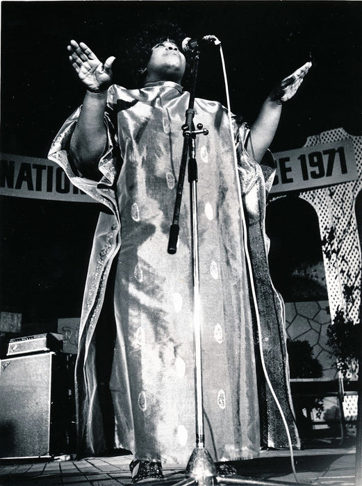 Photographie Mary Lou Williams pianiste jazz tirage argentique époque v. 1970