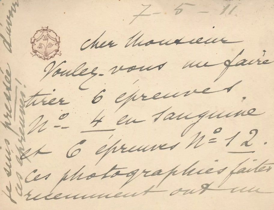 Julia BARTET comédienne 11 cartes et 2 lettres autographes bel ensemble !