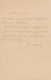 Alfred ARAGO peintre 3 lettres autographes signées Dubufe Rousseau