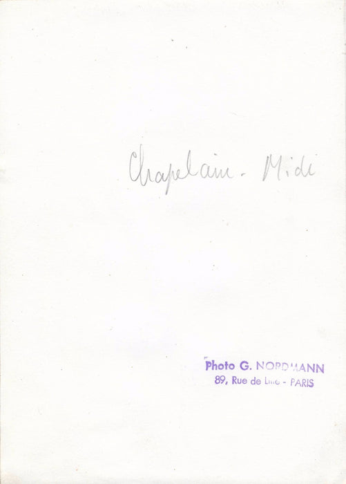 photo Roger Chapelain Midy tirage argentique époque Nordmann 1950 peintre