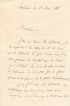 Antoine LABORDE commande tableaux religieux Bach 2 lettres autographes signées