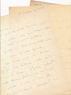 Reda CAIRE rare correspondance de 15 lettres autographes signées musique chanson