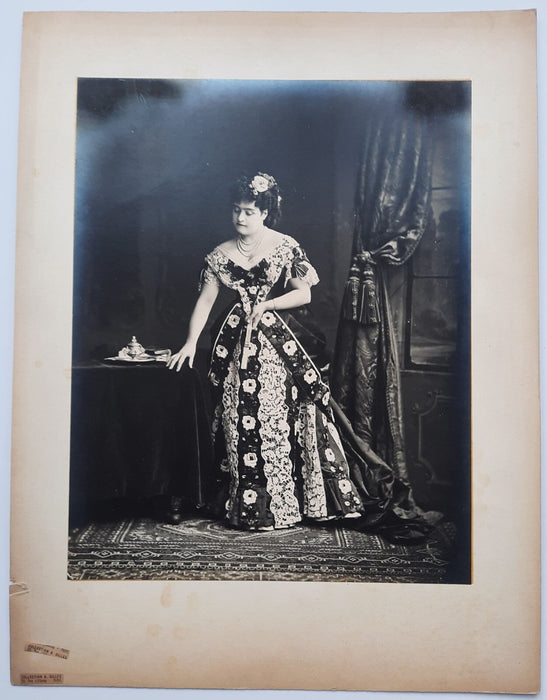 Coll. Albert GILLES 2 portraits dames haute société photo photographuies v. 1900