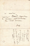Henri Joseph RIGEL compositeur à Antoine Amable ELWARD lettre autographe signée