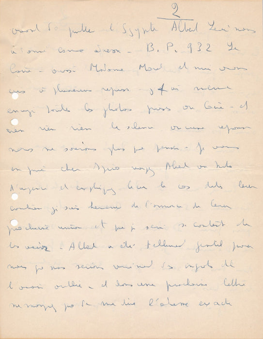 Reda CAIRE rare correspondance de 15 lettres autographes signées musique chanson