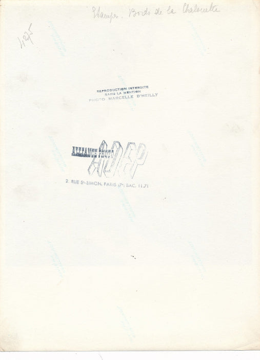 Etampes Chalouette photographie argentique étampes Marcelle d Heilly c. 1940