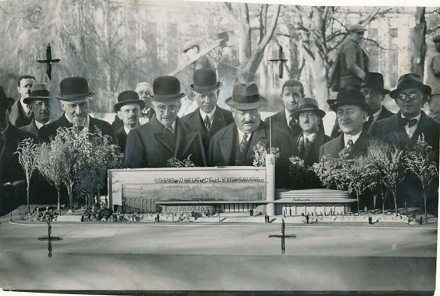 Maquette Pavillon Luxembourg exposition 1937 photo photographie architecture