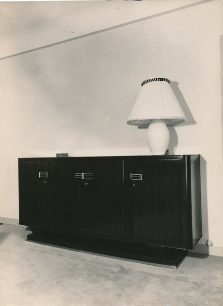Intérieur design art déco luminaire meuble enfilade v. 1930 photo photographie