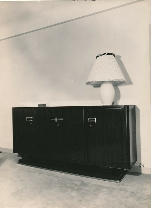 Intérieur design art déco luminaire meuble enfilade v. 1930 photo photographie