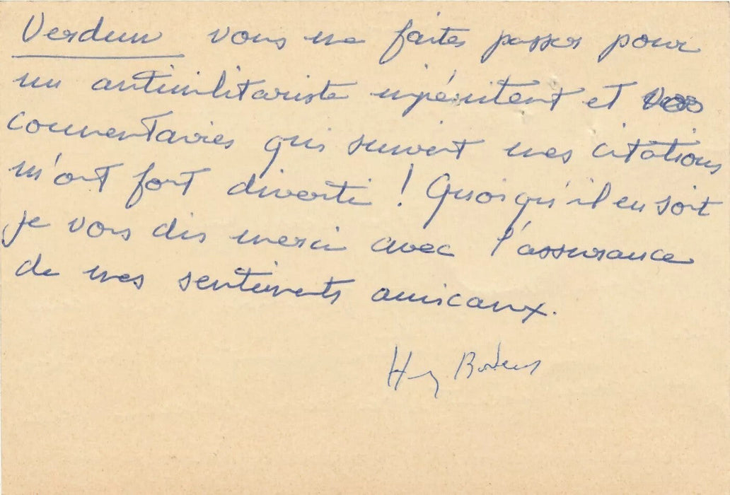 5 documents autographes Henry BORDEAUX Taponier Bellet Mainguet