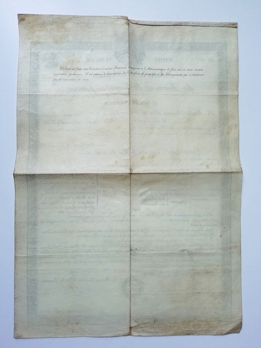 Acte signé Rouher francisation navire Saint Laurent Martigue Martigues 1867