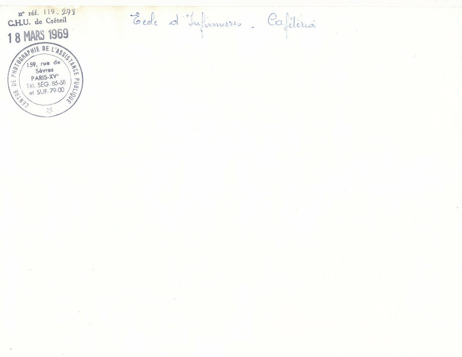 design école infirmière photo photographie fauteil v. 1970