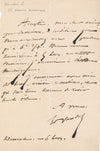 Édouard VANDAL administrateur 2 lettres autographes signées invitations