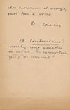 écrivain Francis Carco lettre autographe signée Equipe Contrerimes P. J. Toulet