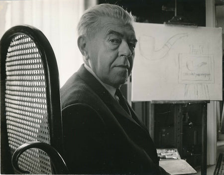 René MAGRITTE photo photographie 1967 tirage postérieur Daniel Frasnay peintre