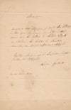 peintre Louise HERSENT lettre autographe Mobilier Royal comtesse Ménibus 1832