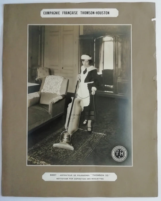 Compagnie française Thomson Houston aspirateur commercial photographie