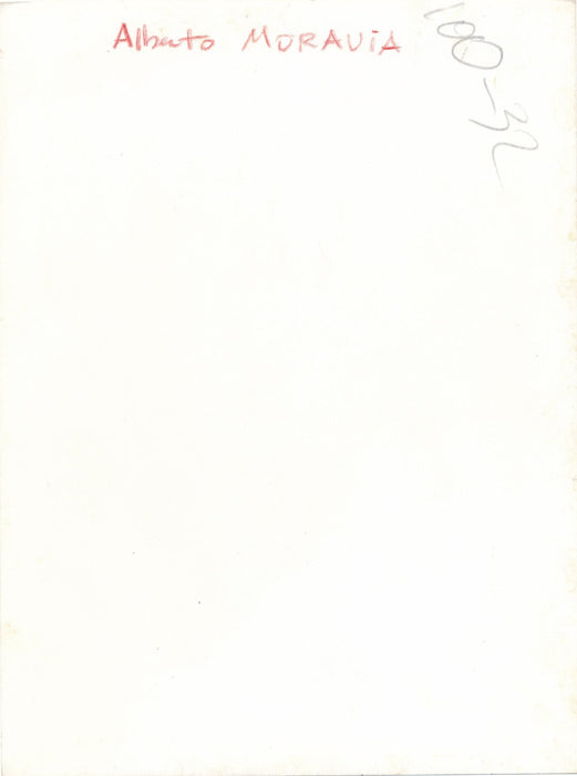 Alberto MORAVIA écrivain Italie photo photographie époque