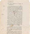 José BRUYR poète belge manuscrit autographe signé Théâtre Imprimerie corrections